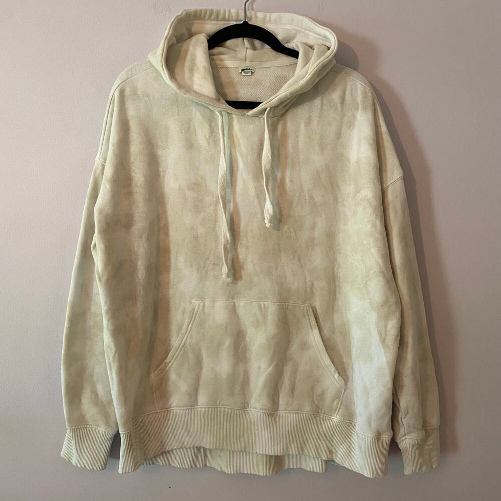 Aerie White Cream Hoodie Sweatshirt Loungewear Athleisure Women's size Medium